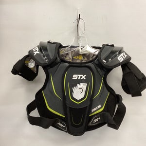 Used STX STALLION 200 Lacrosse Shoulder Pads Black LG 11851-S000042344