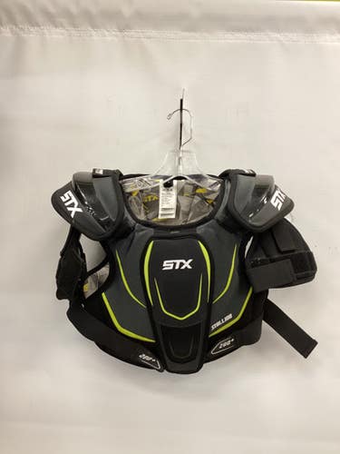 Used STX STALLION 200 Lacrosse Shoulder Pads Black LG 11851-S000042343