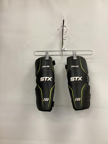 Used STX 200 Lacrosse Arm Pads/Guards Black MD 11851-S000042345