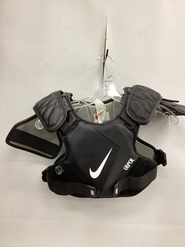 Used Nike VAPOR Lacrosse Shoulder Pads Black MD 11851-S000041961