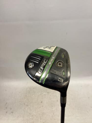 Used Callaway EPIC MAX Mens Fairway Wood RH 3 Wood 11851-S000042039