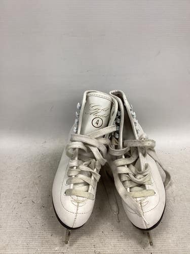 Used USED GOLD MEDAL FIGURE SKATES WomensFigure Skate White Senior 4 11851-S000042293