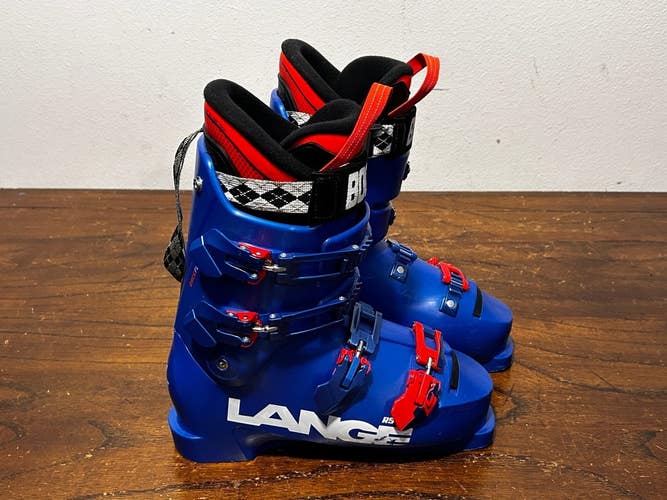 2025 Lange RS 100 SC Downhill Ski Boots US Men's Size 8 / Mondo 26.5 VERY NICE!!