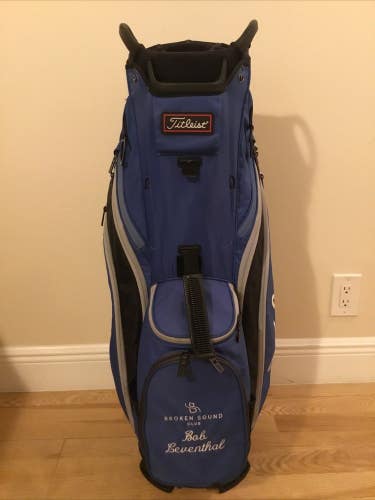 Titleist Cart 14 Golf Bag with 14-way Dividers No Rain Cover Broken Carry Handle