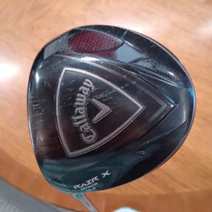 Men's 2012 Callaway Razr X Black Left Hand Driver Stiff Flex 9.5 Loft (Used)