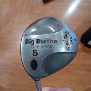 Men's Callaway Steelhead Left Hand Fairway Wood Stiff Flex 5 Wood (Used)