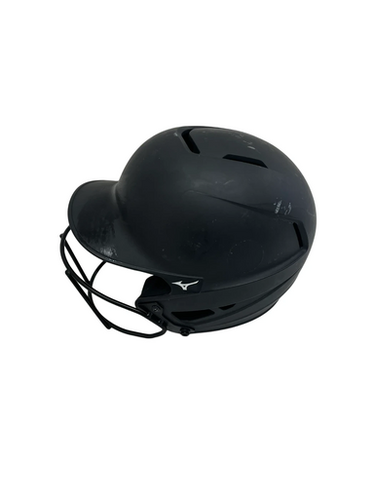 Used Mizuno S/M Black Softball Helmet w/ Mask 11692-S000145630