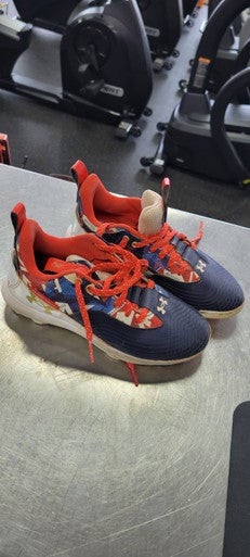 Used Under Armour 3.5 BB/SB Cleats Navy Blue Junior 03.5 11497-S000154944