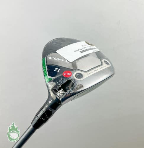 NEW Right Handed Callaway ELYTE 3 Wood 15* 60g Stiff Flex Graphite Golf Club
