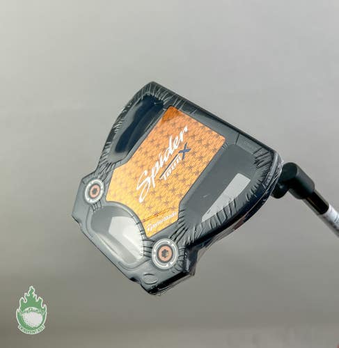 New Right Handed TaylorMade Spider Tour X X1 35" Putter Black Steel Golf Club