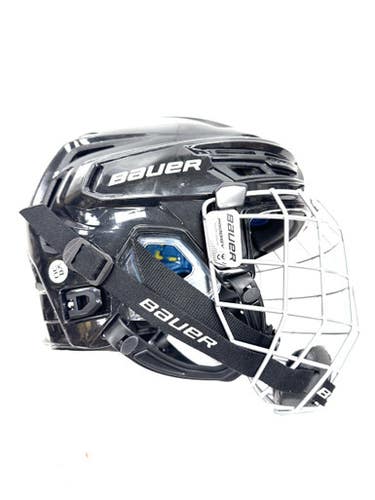 Used Bauer RE-AKT 150 2029 EXPIRED Helmet Cage Combo Black SM 11860-S000303538