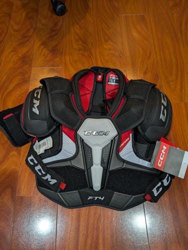 CCM FT4 Shoulder Pads (New) Sr Large