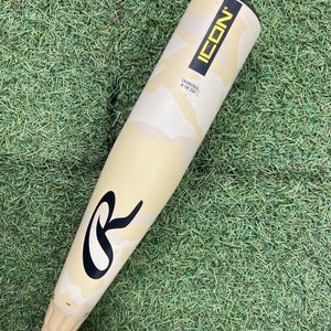 2025 Rawlings Icon Composite Bat USABat Certified (-12) Composite 16 oz 28" (Used)