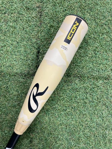 2025 Rawlings Icon Composite Bat USABat Certified (-12) Composite 16 oz 28" (Used)