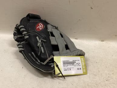 Used Rawlings SC110BGS BB/SB Glove RH Throw Black And Grey 11" 11725-S000496623