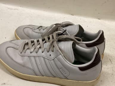 Used Adidas SAMBA GOLF Mens Golf Shoes Grey Senior 10 11725-S000496620