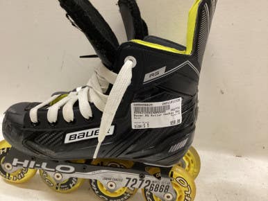 Used Bauer RS Roller Hockey Skates Black Senior 5 11725-S000496625