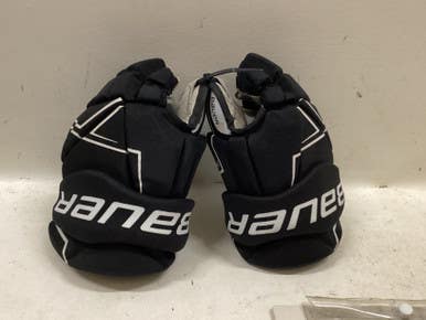 Used Bauer NSX Junior Gloves Black 10" 11725-S000496626