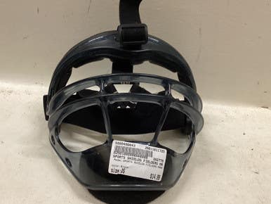 Used SPORTS SHIELDS FIELDERS MASK BB/SB Fielders Mask Black One Size 11725-S000496643