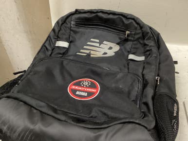 Used New Balance 3DLACROSSE Player Backpack Black 11725-S000496682