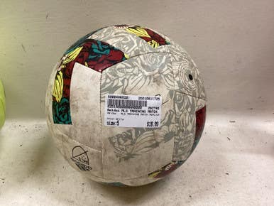 Used Adidas MLS TRAINING MATCH REPLICA All Size Soccer Ball White 5 11725-S000496528