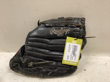 Used Rawlings RBG22NC BB/SB Glove LH Throw Black 12 1/4" 11725-S000496549