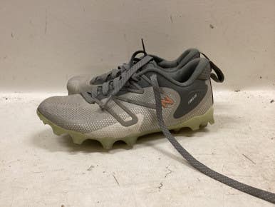 Used New Balance FREEZE LAX Cleats Mens Grey Senior 5 11725-S000496561