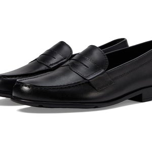 Rockport Classic Penny Loafers Men's US 11 Black Leather Casual Shoes HAWK1518