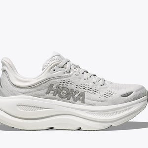 Hoka One One Bondi 9 Sneaker Women's 5.5 Stardust Silver Running Shoes HAWK1751