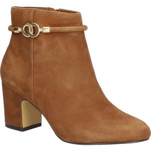 Bella Vita Diaz Boots Womens 8.5 Brown Leather Block Heel Ankle Booties HAWK1767