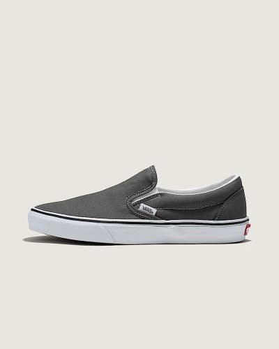 Vans Classic VN000EYECHR Men's US 8.5 Charcoal Slip-On Lifestyle Shoes HAWK1752