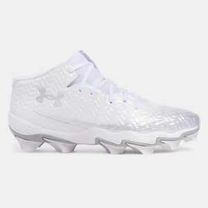 Under Armour Spotlight Hammer 3028207-100 Men's 7 White Football Cleats HAWK1759