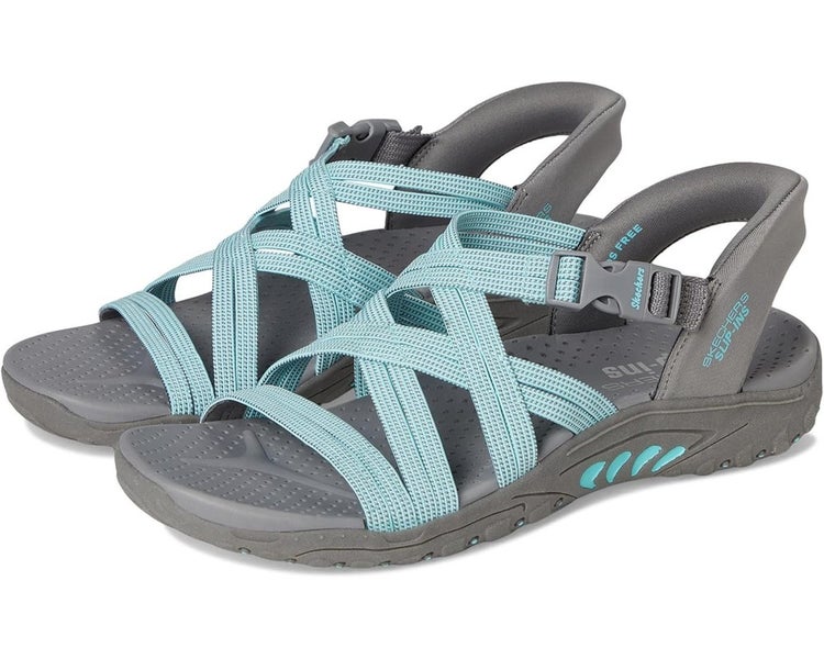 Skechers Reggae - Morning Light 163600-GYAQ Sandals Women's 9.5 Aqua HAWK1523