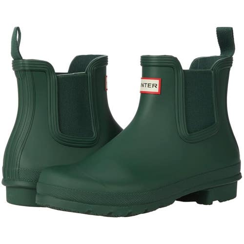 Hunter Original S2078RMA-HGN38 Boot Women's 11 Green Waterproof Chelsea HAWK1362