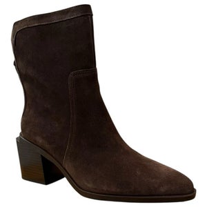 Vince Camuto Kortimy Bootie Women's 9 Brown Suede Pointed Toe Boots HAWK1712