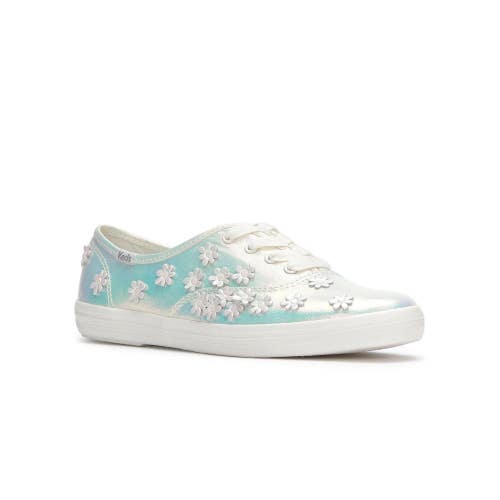 Keds Champion Sneakers Women's 9.5 Iridescent Floral Embellished Shoes HAWK1695