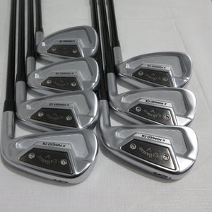 Callaway X-Forged CB 21 Iron Set - 5-PW, AW- MMT 85 Regular Flex Graphite - MINT
