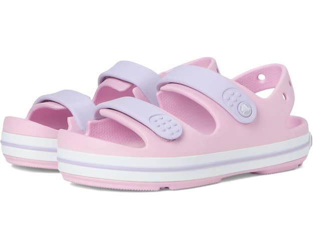 Crocs Crocband Cruiser 209423-84I Sandals Kids US 12 Ballerina Slingback VER919