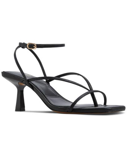 ALDO Dorinda 14028309 Strappy Womens US 6 Black Leather Dress Sandals VER748