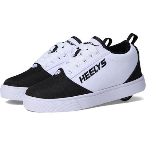 Heelys Pro 20 Emb HE00417062 Kids US 13C White Black Wheeled Skate Shoes VER774