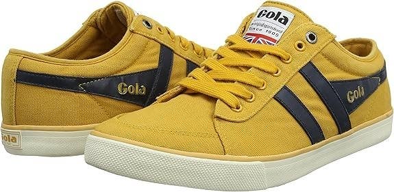 Gola Comet CMA516 Sneakers Men's US 10 Mustard Canvas Lifestyle Shoes VER782