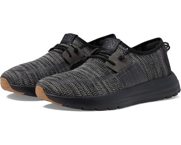 Hey Dude Sirocco 40140-0WM Sneakers Unisex US M6/W8 Black Casual Shoes VER753