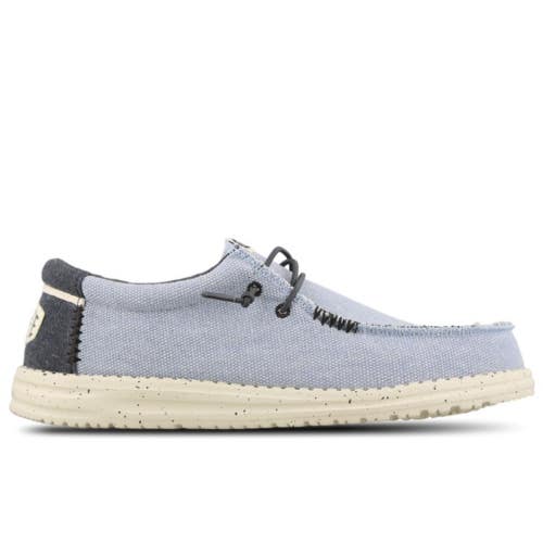 Hey Dude Wally Coastline Jute 40952-1KA Men's 11 Light Blue Comfort Shoes VER925