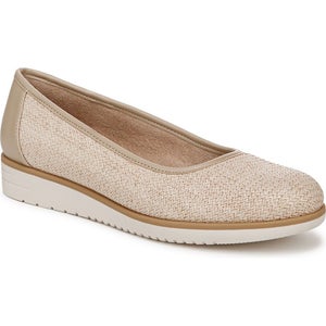 Soul Naturalizer Idea Ballet 2 Ballet Flat Womens 11W Beige Slip On Shoes VER760