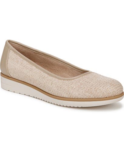 Soul Naturalizer Idea Ballet 2 Ballet Flat Womens 11W Beige Slip On Shoes VER760