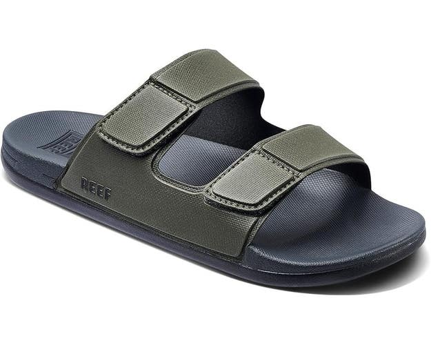 Reef Cushion Tradewind CI9889 Slide Mens US 9 Olive Green Slip On Sandals VER801