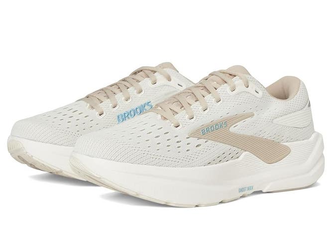 Brooks Ghost Max 3 1204571B181 Sneakers Womens 9.5 EE Ivory Running Shoes VER789