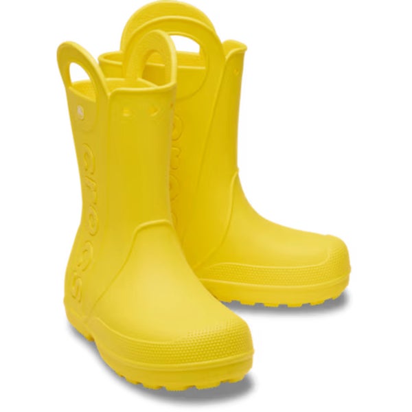 Crocs Handle It 210956-730 Women's US 4 Yellow Waterproof Rain Boots VER820