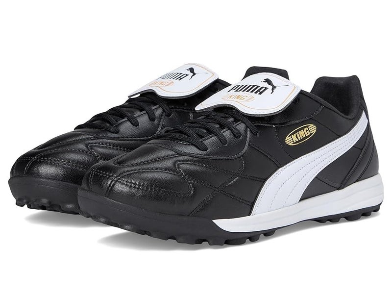 Puma King Top Turf 10847301 Sneaker Mens US 9 Black White Soccer Cleat VER807