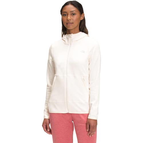 The North Face Canyonlands Hoodie Women's XL Gardenia White Full Zip JZZ251